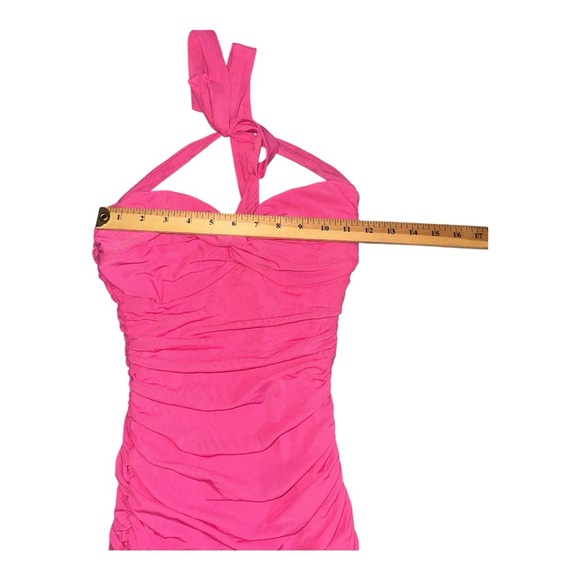 Princess Polly Hello Molly Mini Hot Pink mesh Dress size‎ 4 or small - Picture 3 of 7